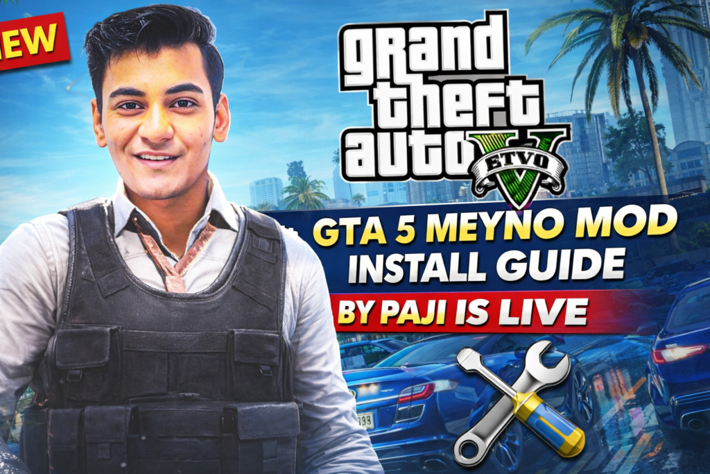 INSTALL MEYNOO MOD IN GTA 5 STORY MODE